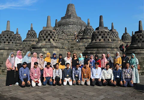 Ujian di Borobudur