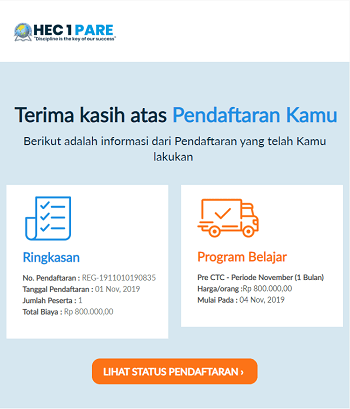 Pemberitahuan di Email